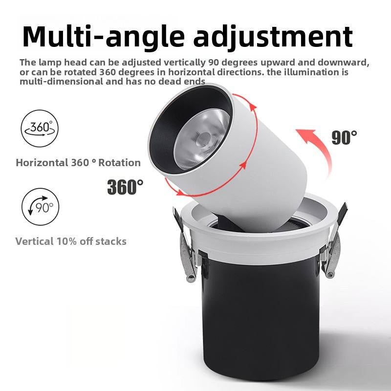 Retractable Ceiling Recessed Aluminum LED Spotlights - Better - Light(HK Belisson) Lighting Co.,Ltd