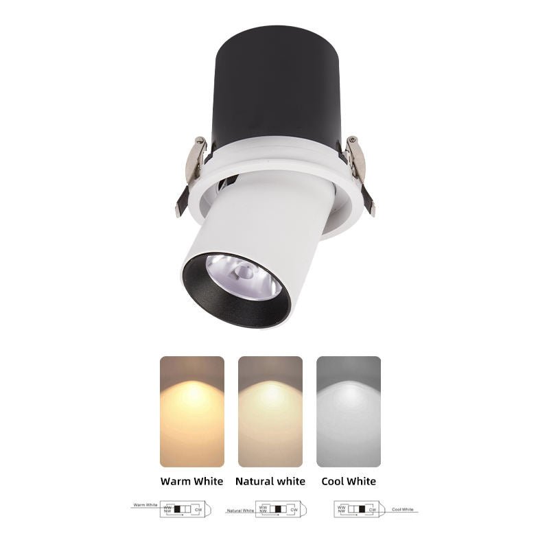 Retractable Ceiling Recessed Aluminum LED Spotlights - Better - Light(HK Belisson) Lighting Co.,Ltd