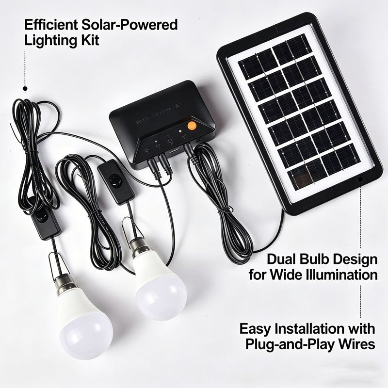 Solar Home Light Kit with 2led Bulbs - Better - Light(HK Belisson) Lighting Co.,Ltd