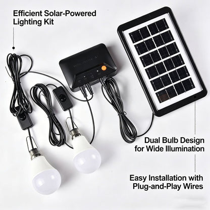 Solar Home Light Kit with 2led Bulbs - Better - Light(HK Belisson) Lighting Co.,Ltd