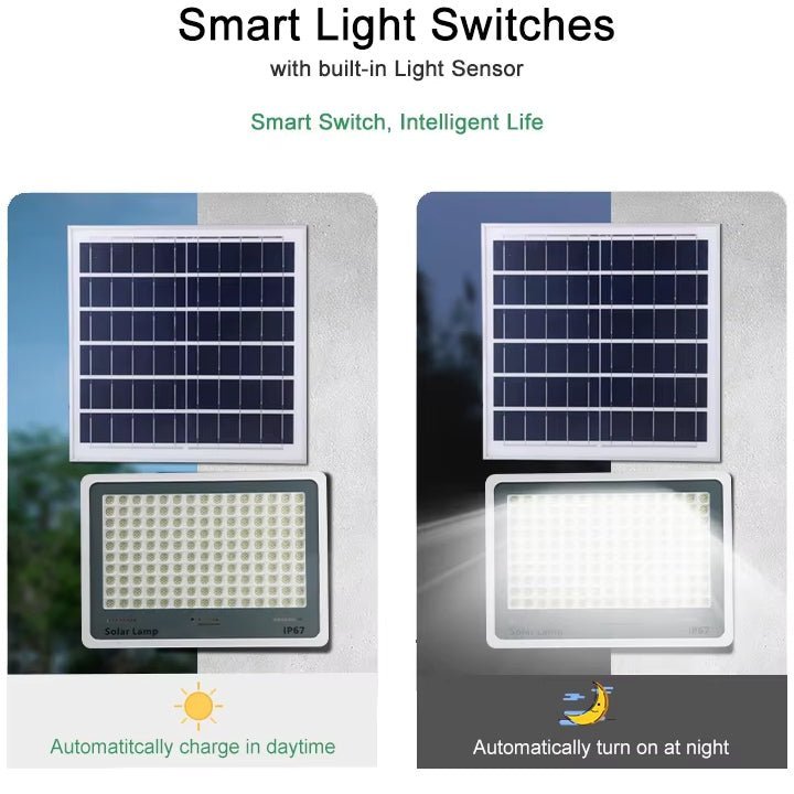Solar Street LED Flood Light With Remote Controller for garden street park - Better - Light(HK Belisson) Lighting Co.,Ltd
